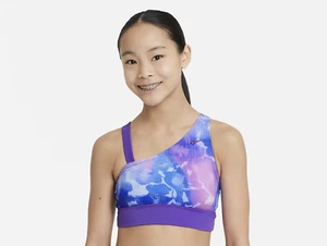 Nike Big Kids' (Girls') Asymmetrical Top, Wild Berry, M - Picture 1 of 3