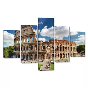 5 Pieces The Colosseum Wall Art Rome Famous Cities Art Posters and Prints Col... - Picture 1 of 6