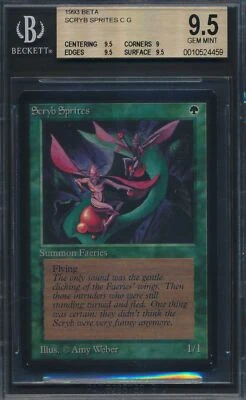 Beta Scryb Sprites BGS 9.5 Graded Magic MTG (4459) -magicgraders- - Image 1 of 3