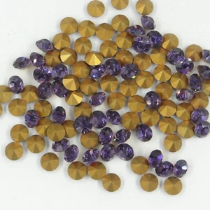1100 SS34 CAR * 24 strass Swarovski fond conique 1100 SS34 (7,1mm) CARDINAL - Picture 1 of 4