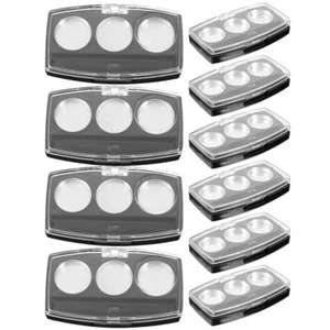 10 Pcs Lidschatten-Box Make-up-Etui Leere Make-up-Palette Mit Gitter - Bild 1 von 12