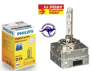 D1S Genuine PHILIPS Car Headlight Xenon Standard Vision HID Bulb 4200K 35W OEM - Picture 1 of 3