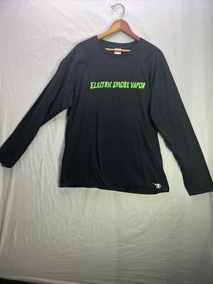 Camiseta Electric Smoke Vapor Negra Foto 1 de 4