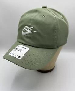 Nike Washed Green Billed Heritage 86 Cap Futura Logo One Size 913011-386 - Picture 1 of 3