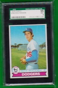 1979 Topps Rick RHODEN #145  SGC 96 MINT = PSA 9 L.A. Dodgers - Picture 1 of 1