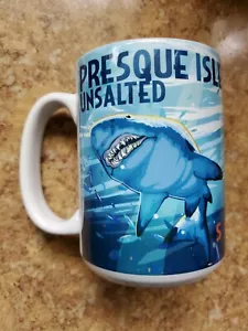 Presque Isle Shark Free 14oz. Coffee Mug • Tea Cup Nature Ocean Maine USA - Picture 1 of 4
