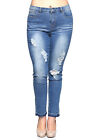 NWT Women Stretch Denim Ripped Skinny Jeans - PLUS size 14 to 22, Style#16138X