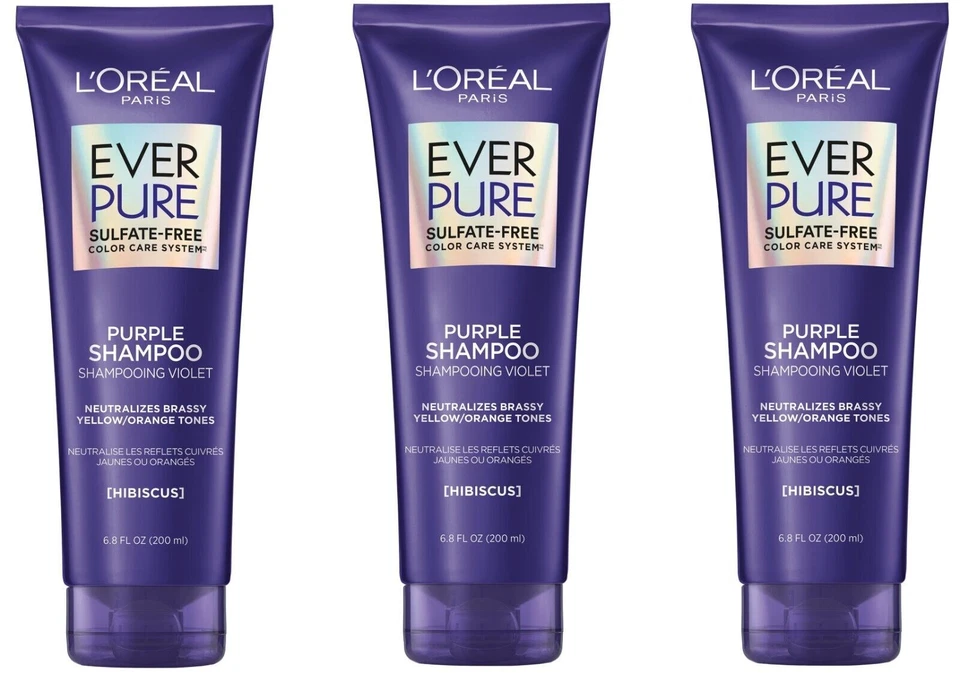 L'Oréal Paris Hair Care Ever Pure Sulfate Brass Toning Purple Conditioner