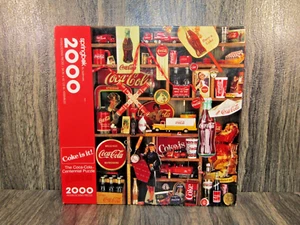 1986 Springbock Cola Is It The Coca-Cola Centennial Puzzle 2000 Teile Vintage - Bild 1 von 7