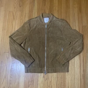 Mango Suede Bomber Men Size XL - Picture 1 of 8