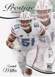 2023 Prestige Ventrell Miller Jacksonville Jaguars Rookie Card RC #386 - Foto 1 di 2