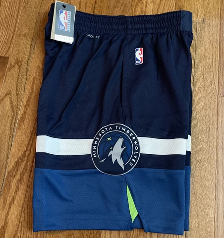 Men's Minnesota Timberwolves Nike Icon Edition Swingman Shorts NWT Medium Cover