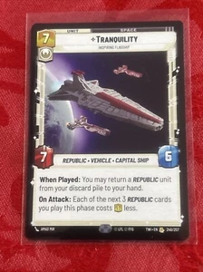 Star Wars Unlimited - Tranquility - Inspiring Flagship - (TOR) 246/257 - Picture 1 of 7