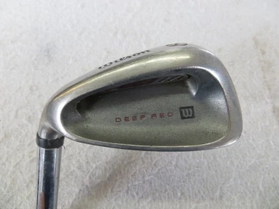 NICE LEFT HANDED WILSON DEEP RED 8 IRON FAT SHAFT STIFF STEEL 37" MEN - Image 1 of 4