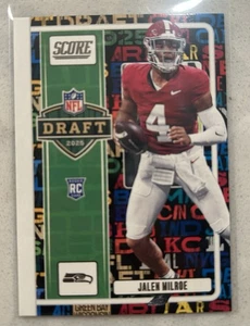 2025 Panini Score - NFL Draft 2025 #10 Jalen Milroe RC Seattle Seahawks - Bild 1 von 2