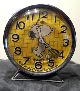 Vintage 1958 Snoopy Peanuts ANIMATED Novelty Alarm Clock - Works -  SEE VIDEO - Picture 1 of 5