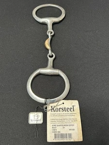 Korsteel Viertelmond Kupfer & Edelstahl Trense Bit - Bild 1 von 6