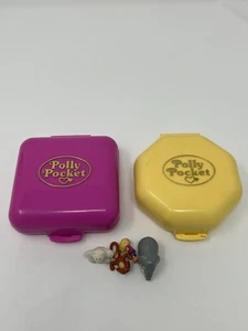 Vintage Bluebird Polly Pocket Lot - 1989 Wild Zoo World komplett + 1990 Polly’s - Bild 1 von 5