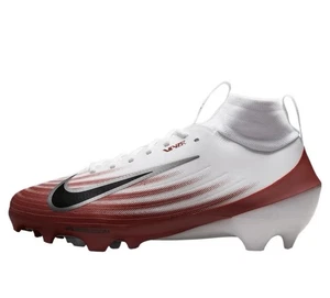 Nike Air Zoom Vapor Pro 1 White Crimson Football Cleat HM8850-102 Men’s Size 7.5 - Picture 1 of 12
