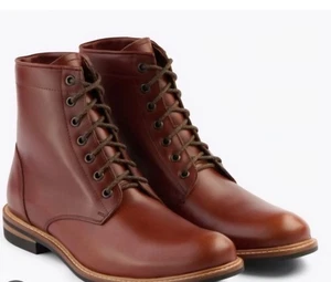 Hombres Nisolo Andres Todo Clima Cuero Marrón Botines Talla 11.5M Nuevos - Ret $280 - Imagen 1 de 9
