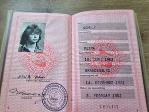 Appartenenza al Partito DDR SED • Ardent Comunista ID • Guerra Fredda Germania Est RDT - Foto 1 di 10