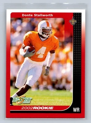2002 Score #287 Donte Stallworth Rookie - Image 1 of 2