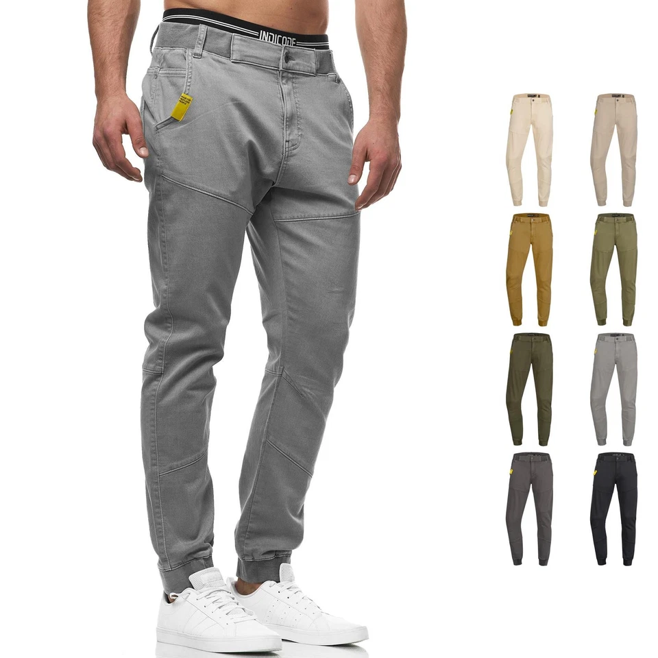 Indicode Herren Stoffhose Zannes-Herrenhose Stretch Pants Lange Hose Männer - Bild 1 von 1