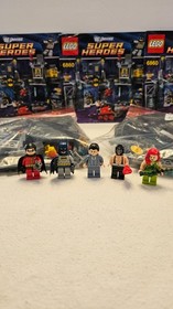 Lego 6860 The Batcave 100% Complete All Mini Figs & Manual