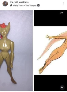4.5" Custom Action Figure JLU JLA Comet Queen DC Justice League - Picture 1 of 5
