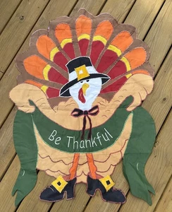 Danke Erntedank Flagge Banner Türkei Blätter Outdoor Flagge 38"x30" 2-seitig - Bild 1 von 3