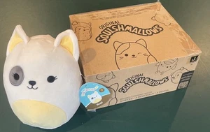 Peluche Rupi Squishmallow ultra raro 8 pollici con etichetta e scatola - nuovo con etichette cane Terrier - Foto 1 di 17