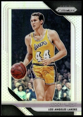2018-19 Panini Prizm #145 Jerry West Prizms Silver E1 Foto 1 de 2