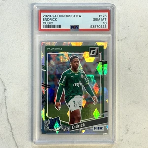Donruss Soccer #176 Endrick 2023 clasificación cúbica novato radiocontrol PSA 10 - Imagen 1 de 2