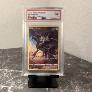 PSA 9 Pokémon Zekrom Brilliant Stars Trainer Gallery TG05 - Picture 1 of 2