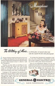 1947 Musaphonic, General Electric: Witchery of Music Vintage Print Ad - Picture 1 of 1