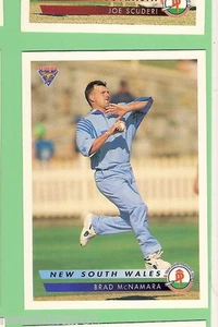 1994-95 FUTERA  CRICKET CARD - #76 BRAD McNAMARA, NEW SOUTH WALES - Picture 1 of 1