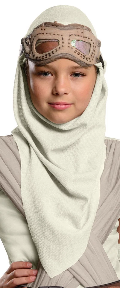 Childrens Star Wars Force Awakens Rey Goggles Mask Hood Costume Accessory