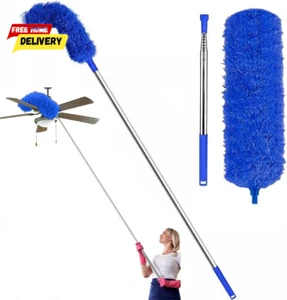 Dusters for Cleaning High Ceiling Fan, Microfiber Feather Duster & 30'' to 100'' - Picture 1 of 10