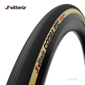 Neumático de carretera Vittoria CORSA PRO Tubeless-Ready: 700x30 mm NEGRO/TOSTADO - Imagen 1 de 3