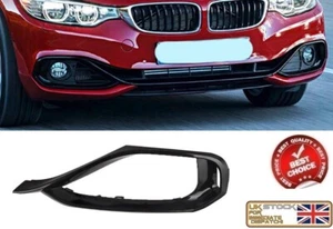 BMW 4 F32 F33 F36 SPORT LINE FRONT BUMPER FOG LIGHT TRIM GRILLE COVER LEFT LH - Picture 1 of 2