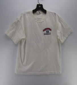 VINTAGE New York Giants Shirt Boys Youth XL White XLVI Super Bowl 46 NFL Reebok*