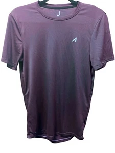 Qwick-Dry  Activewear Purple T-Shirt Comfortable and Breathable - Picture 1 of 3