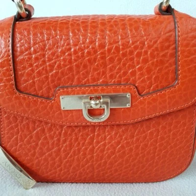 Cartera de cuero de grano francés DKNY Beekman Foto 1 de 4