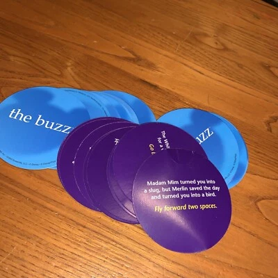 2004 Disney's Scene It DVD Board Game Replacement "the buzz" Card Deck Only 30 - Image 1 of 3