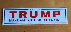 Donald Trump Oficial 2020 Campaña Presidencial Make America Great Bumper Pegatina - Imagen 1 de 2