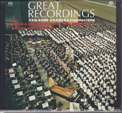 SACD Takashi Asahina Great Recordings 2-Disc Ltd 555 Numbered GCAC-1029/30 New - Image 1 of 4