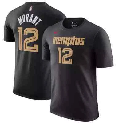 Ja Morant Memphis Grizzlies Nike City Edition Name & Number Player T-Shirt NBA - Image 1 of 4