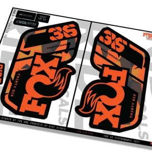 Fox 36 Performance 2021 Fork Decals - Fire CAmo - Licensed by Fox - Bild 1 von 4