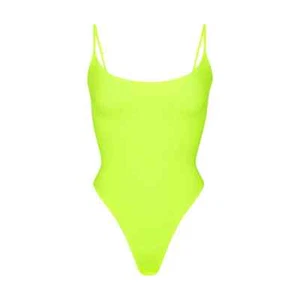 SKIMS Fits Everybody CAMI Bodysuit Highligher Green Size Large L New with tags - Bild 1 von 9