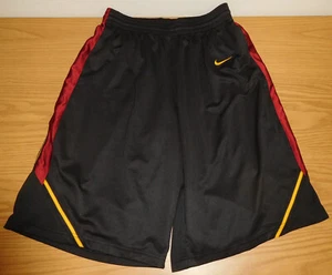 NIKE USC TROJANS AUTHENTIC REPLICA BLACK BASKETBALL SHORTS MENS SIZE M MEDIUM - Picture 1 of 5